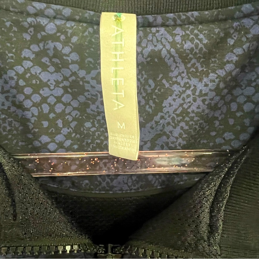 Athleta Brooklyn Python Track Jacket, Athletic Si… - image 5